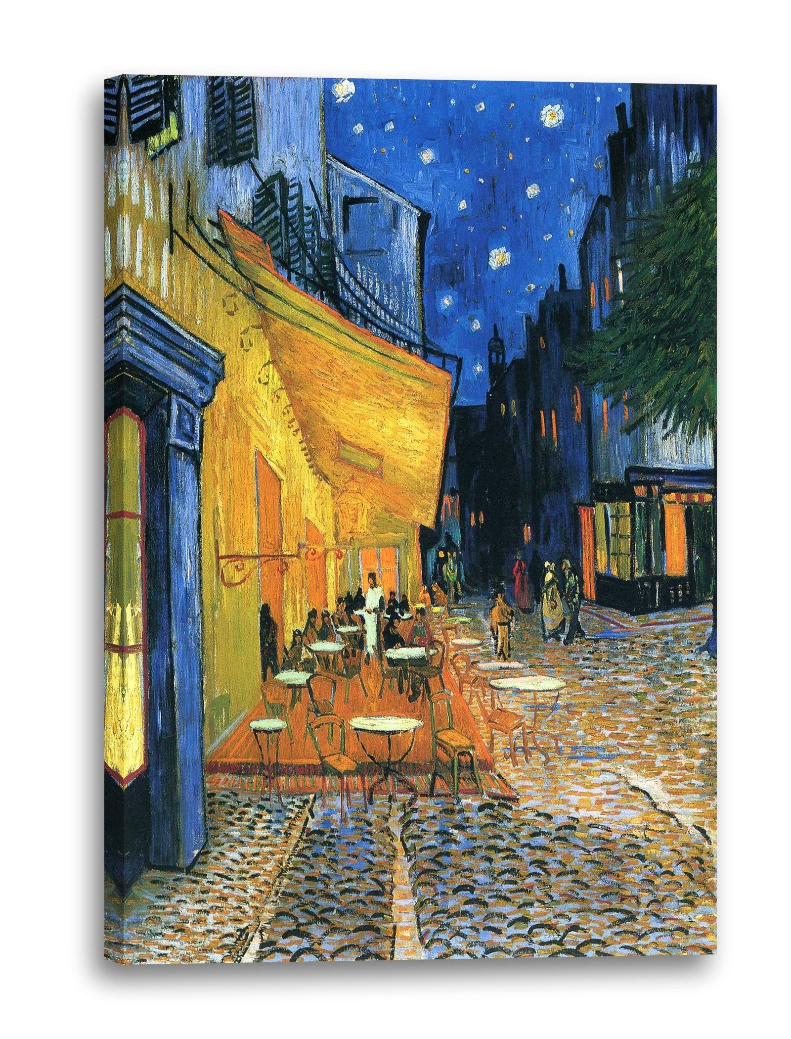 leinwandbild vincent van gogh nachtcafnachts vor dem caf an der place du forum in arles 1888