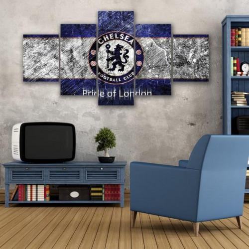 chelsea fc football logo sport leinwandbilder kunstdrucke rahmen