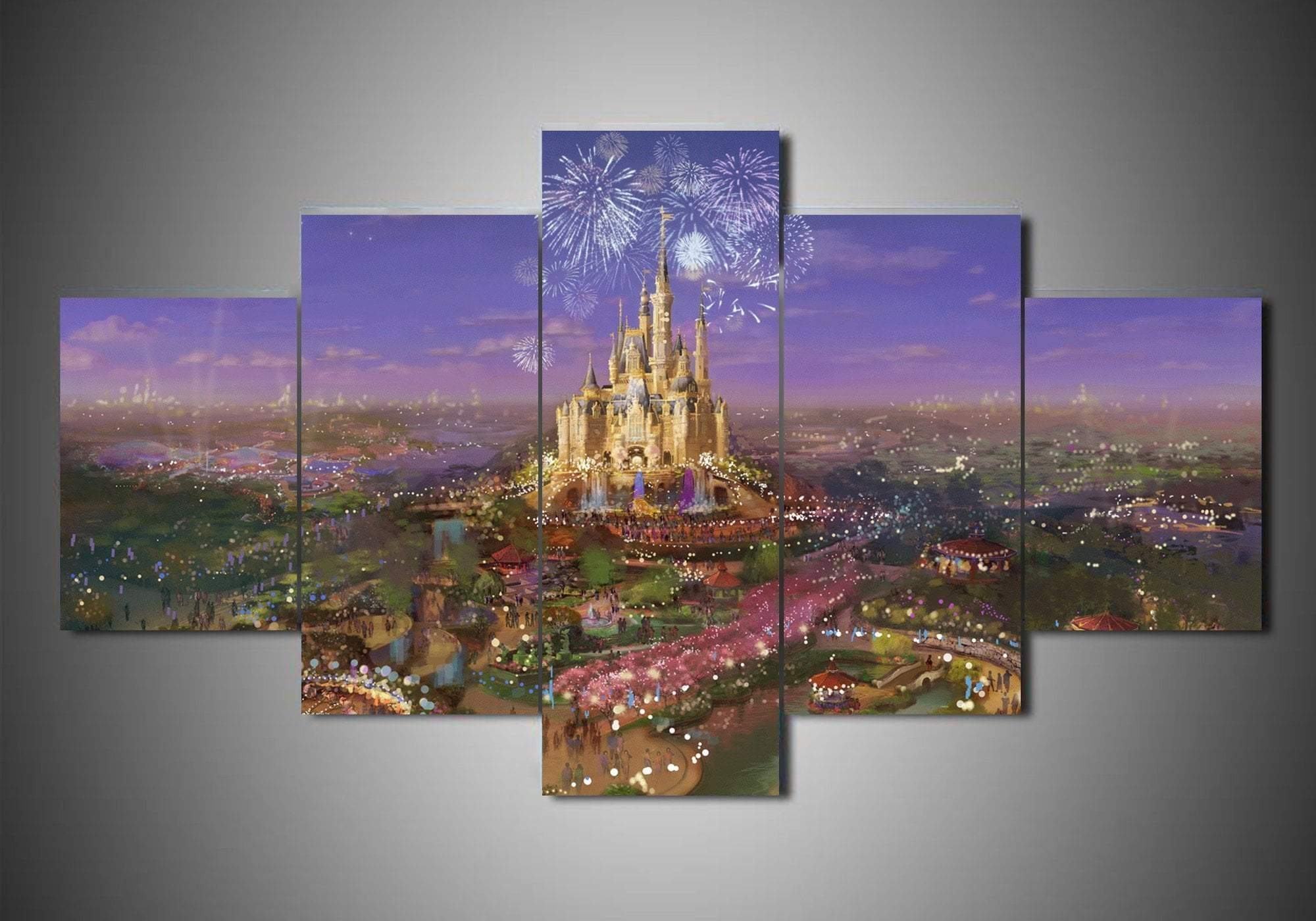 disney castle 3 disney leinwandbilder kunstdrucke rahmen