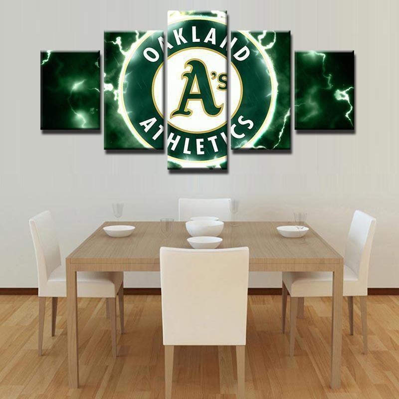 oakland athletics green baseball leinwandbilder kunstdrucke rahmen