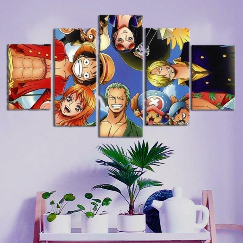 onepiece squad anime leinwandbilder kunstdrucke rahmen