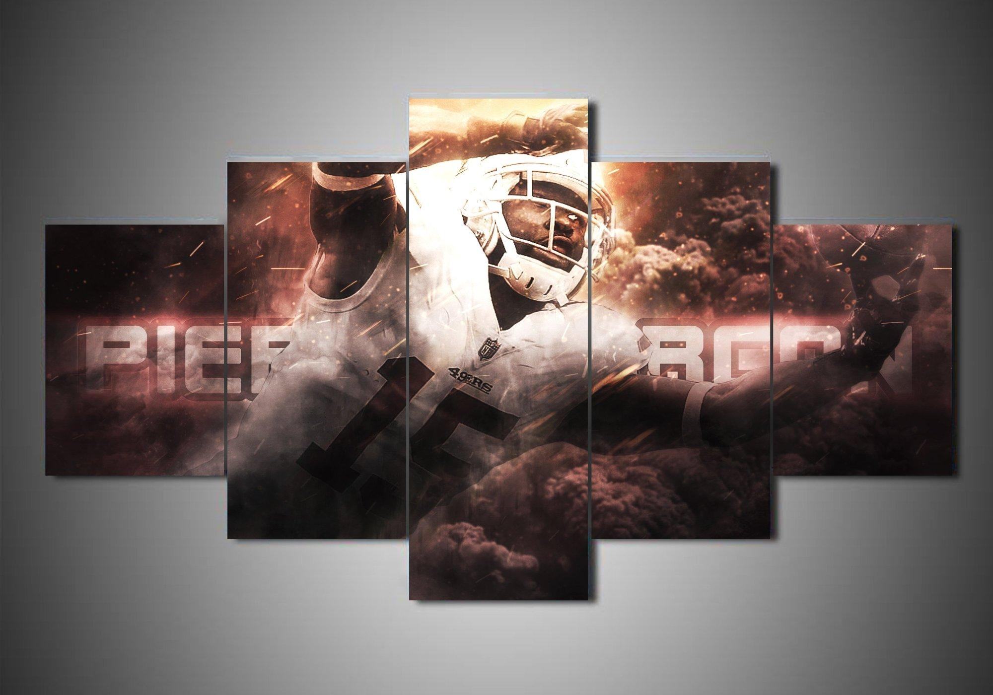 san francisco 49ers pierre garcon sport leinwandbilder kunstdrucke rahmen