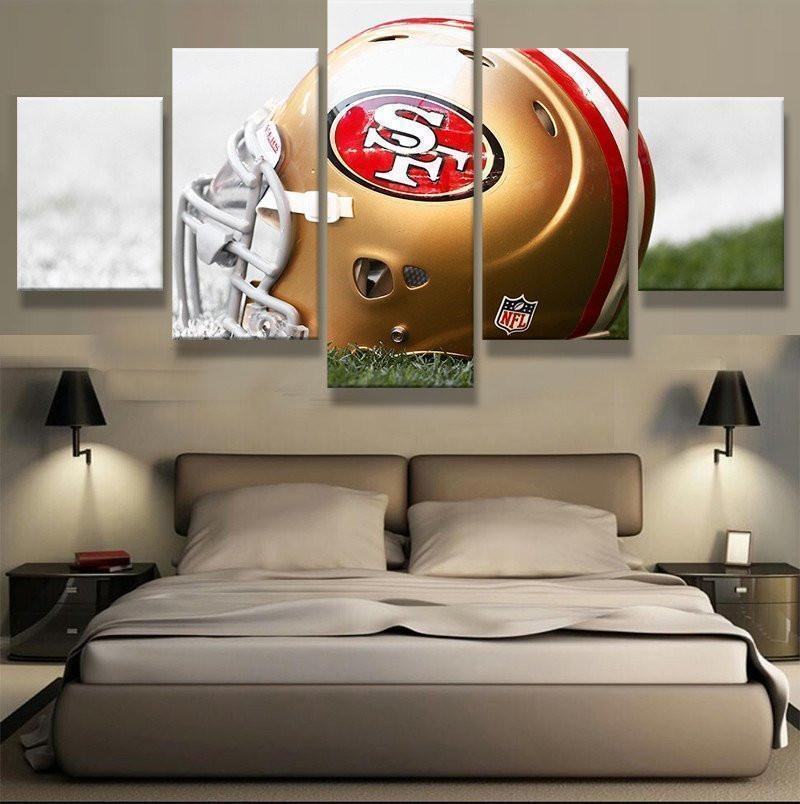 san francisco team football leinwandbilder kunstdrucke rahmen