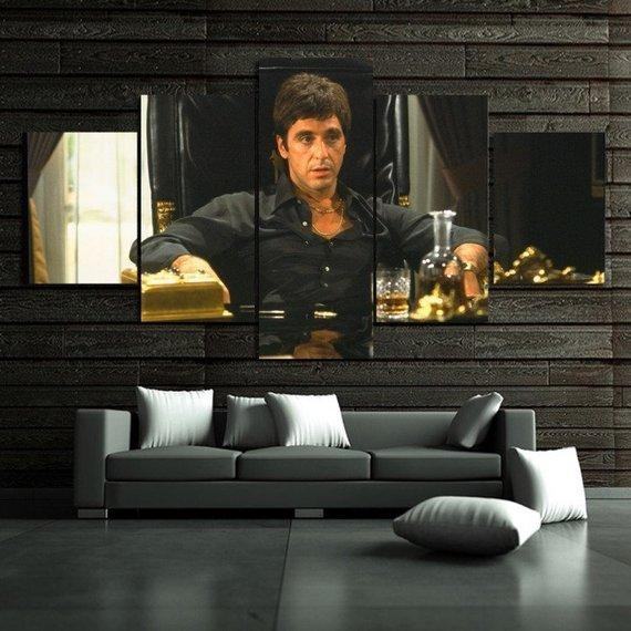 scarface classic movie leinwandbilder kunstdrucke rahmen cv