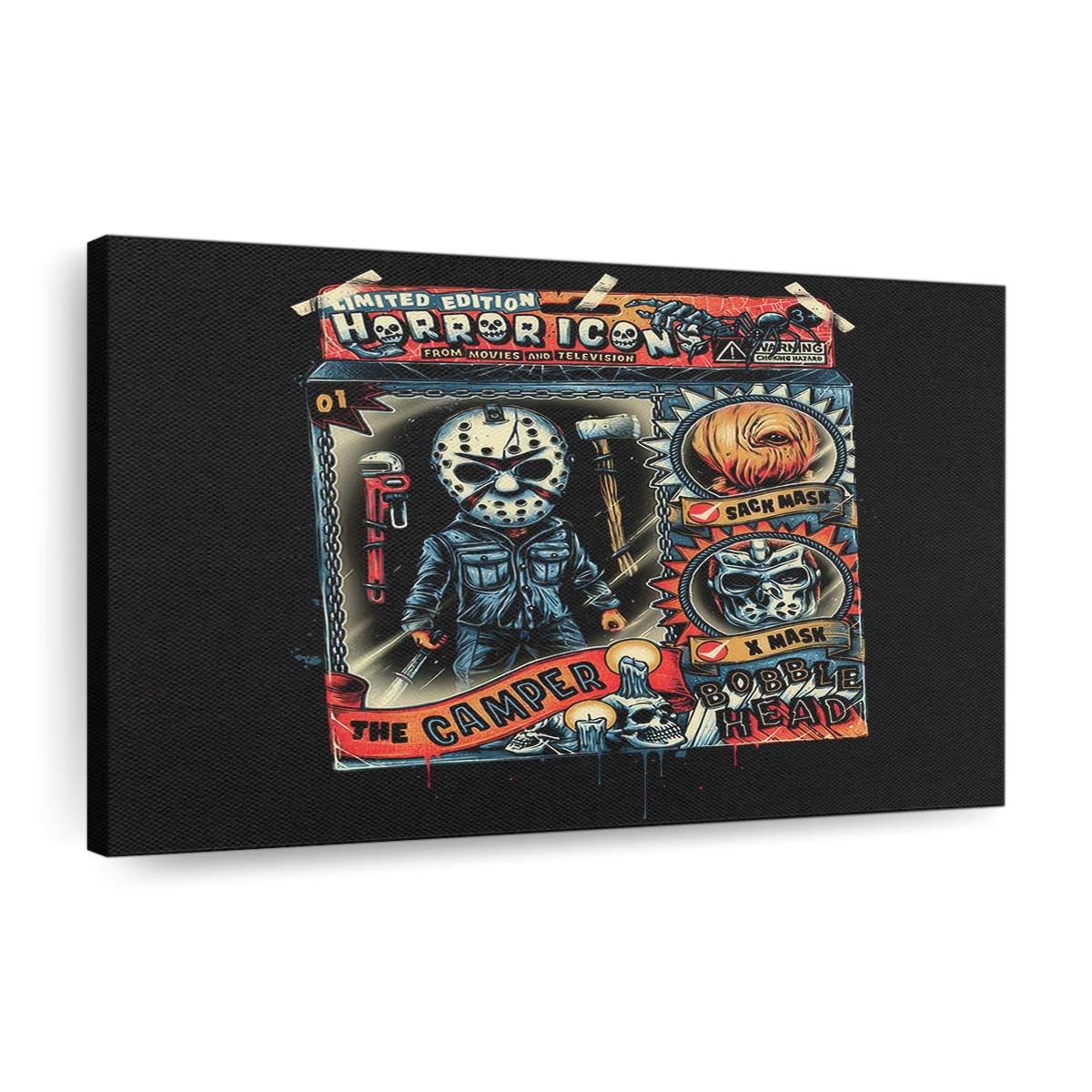 Camper Bommel Leinwandbilder - Wanddeko camper bobble standard v2