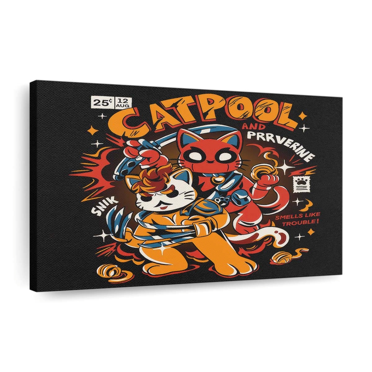 Katzenpool Leinwandbilder - Wanddeko catpool standard v2