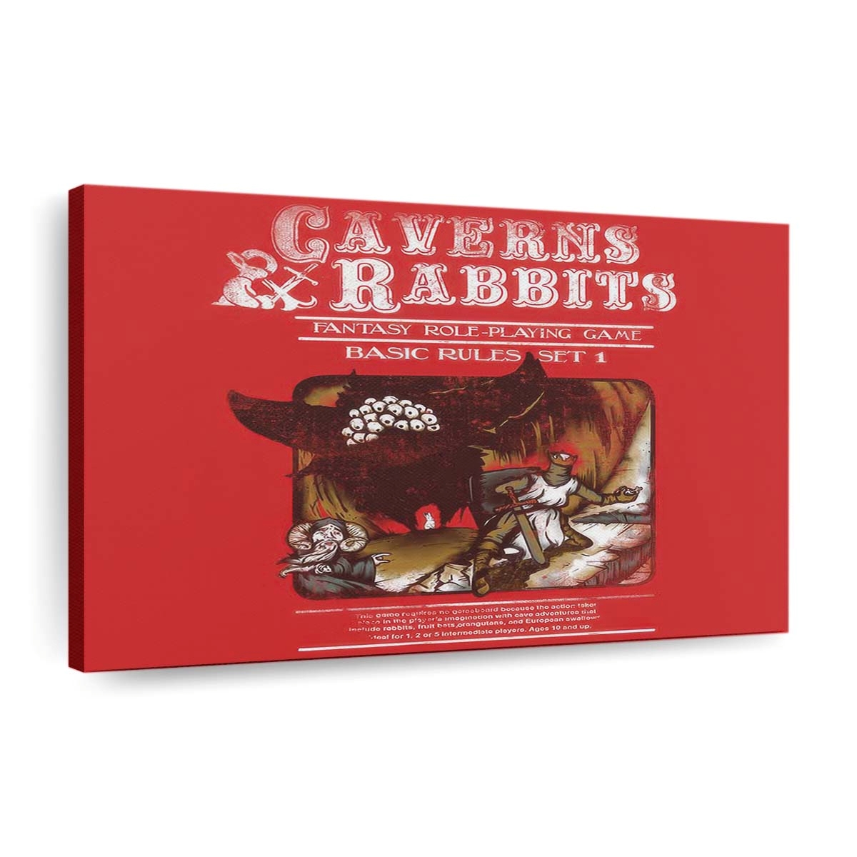 Höhlen und Kaninchen Leinwandbilder - Wanddeko caverns and rabbits standard v2