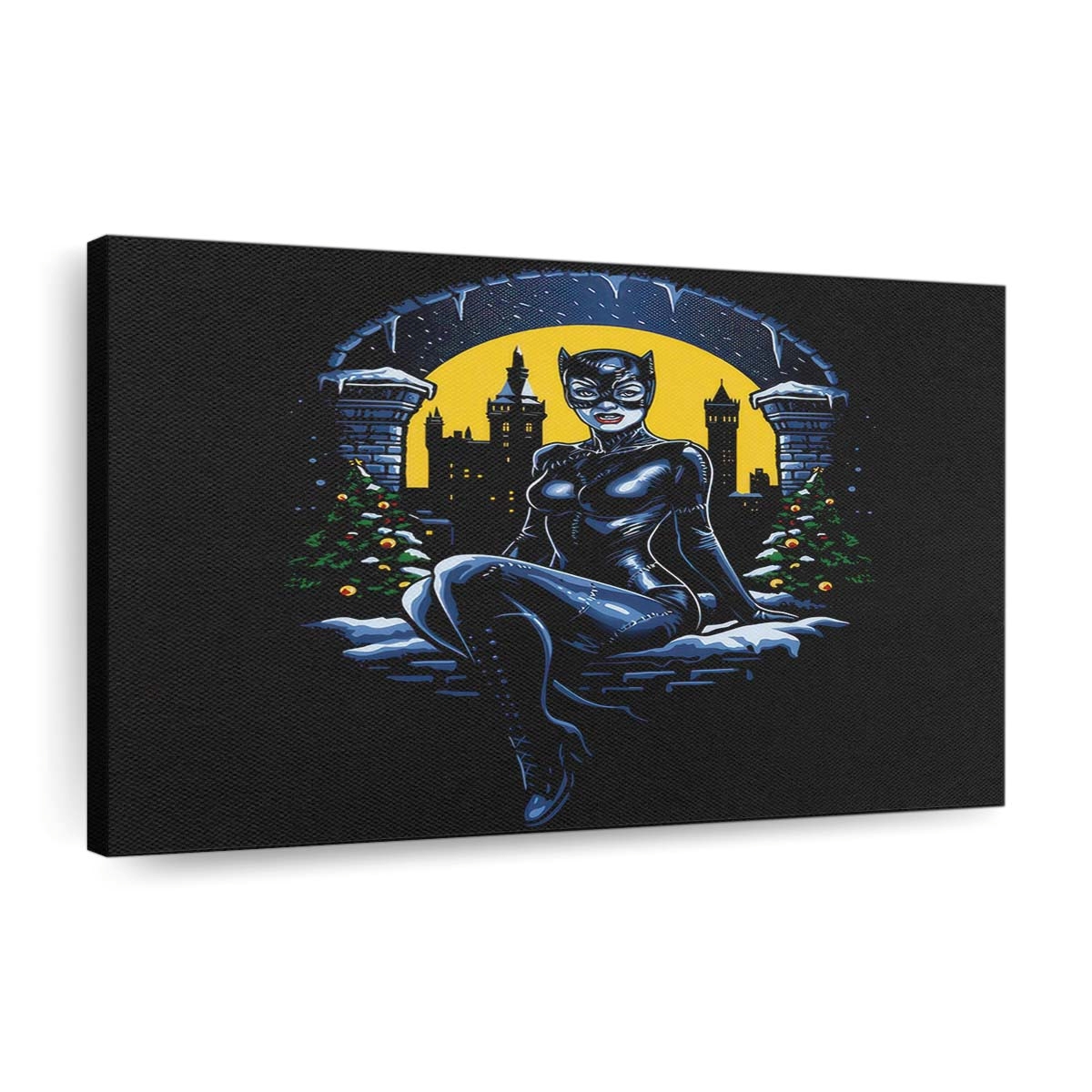 Weihnachten Kitty Leinwandbilder - Wanddeko christmas kitty standard v2