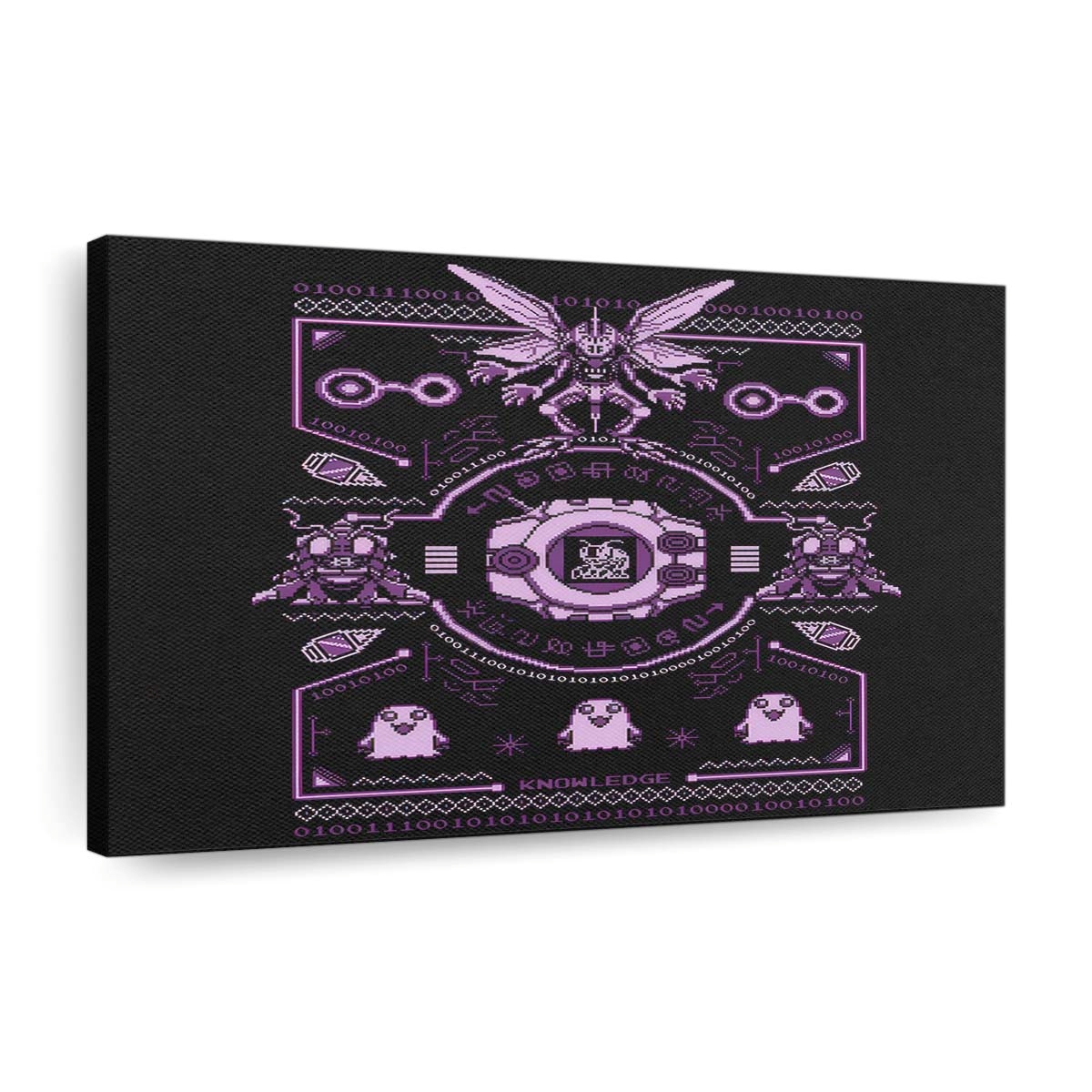 Digitales Wissen Pullover Leinwandbilder - Wanddeko digital knowledge sweater standard v2