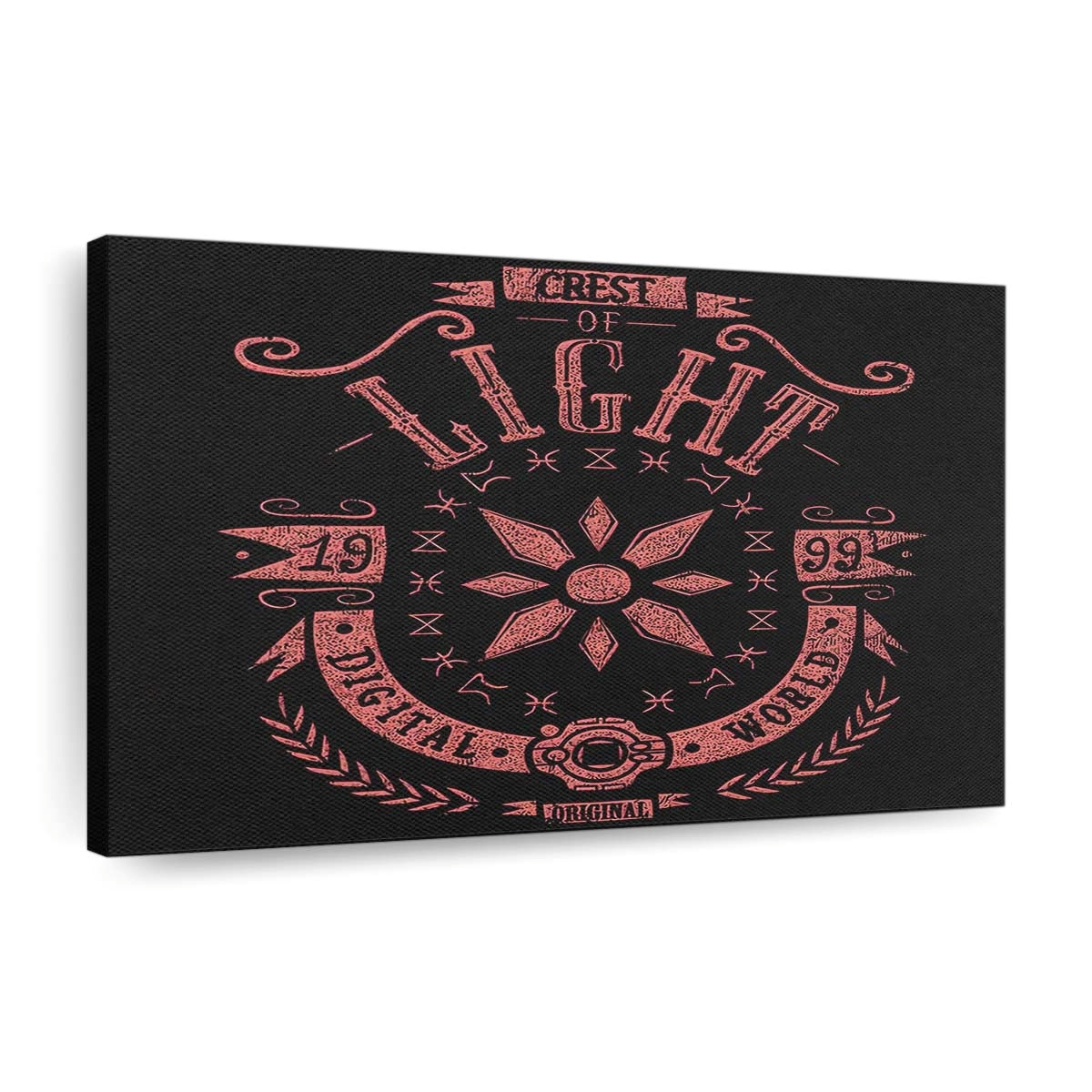 Digitales Licht Leinwandbilder - Wanddeko digital light standard v2