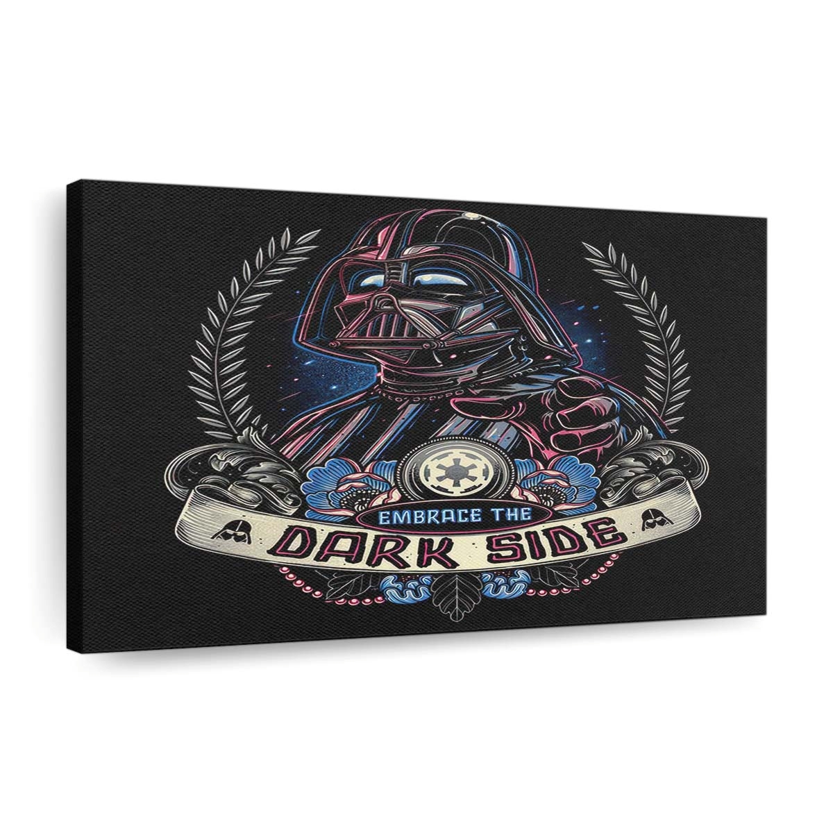 Umarme die dunkle Seite Leinwandbilder - Wanddeko embrace the dark side standard v2