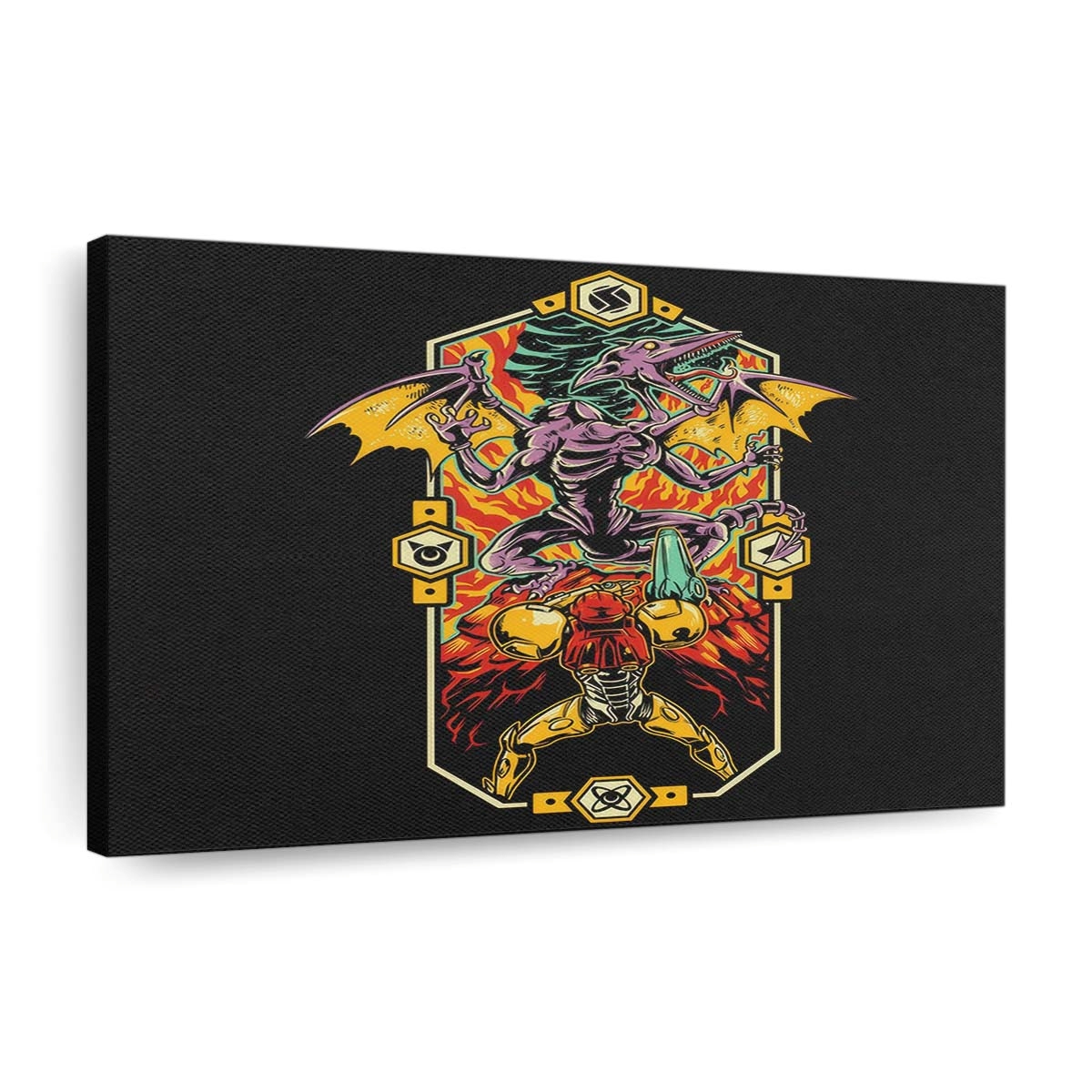 Episch Super Metroid Leinwandbilder - Wanddeko epic super metroid standard v2