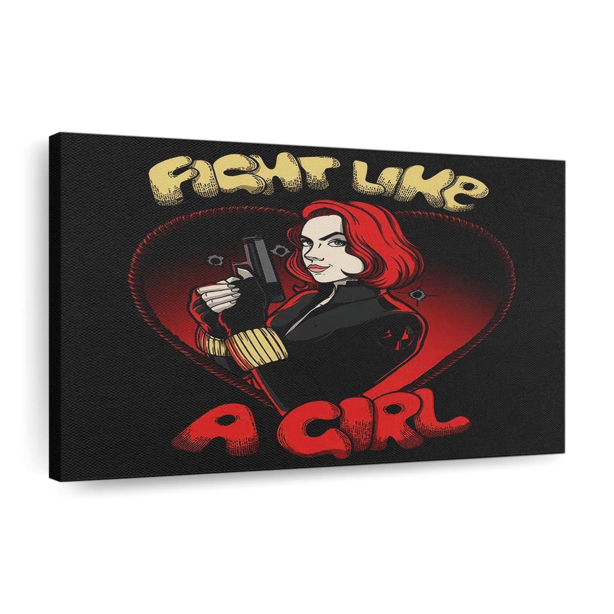 Kämpfe wie eine Witwe Leinwandbilder - Wanddeko fight like a widow standard v2