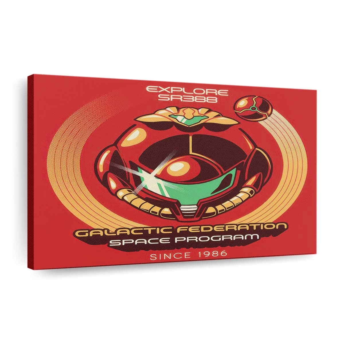 Galaktische Föderation Leinwandbilder - Wanddeko galactic federation standard v2