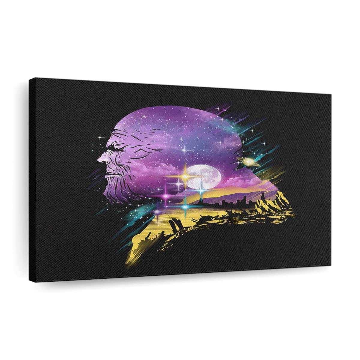 Galaktischer Titan Leinwandbilder - Wanddeko galactic titan standard v2