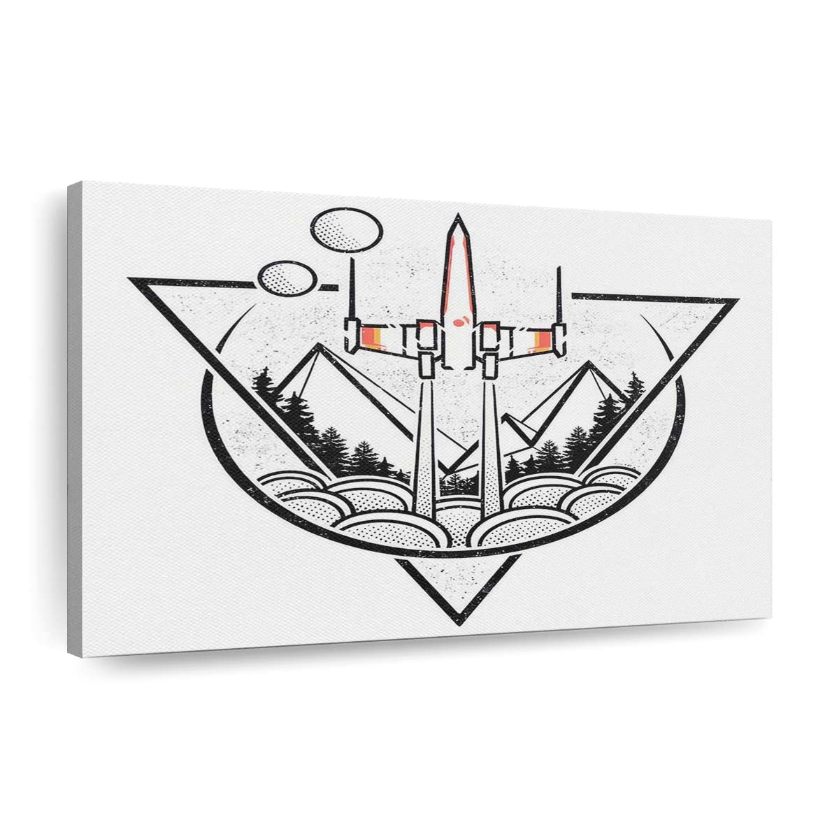 Geometrische Kriege Leinwandbilder - Wanddeko geometric wars standard v2