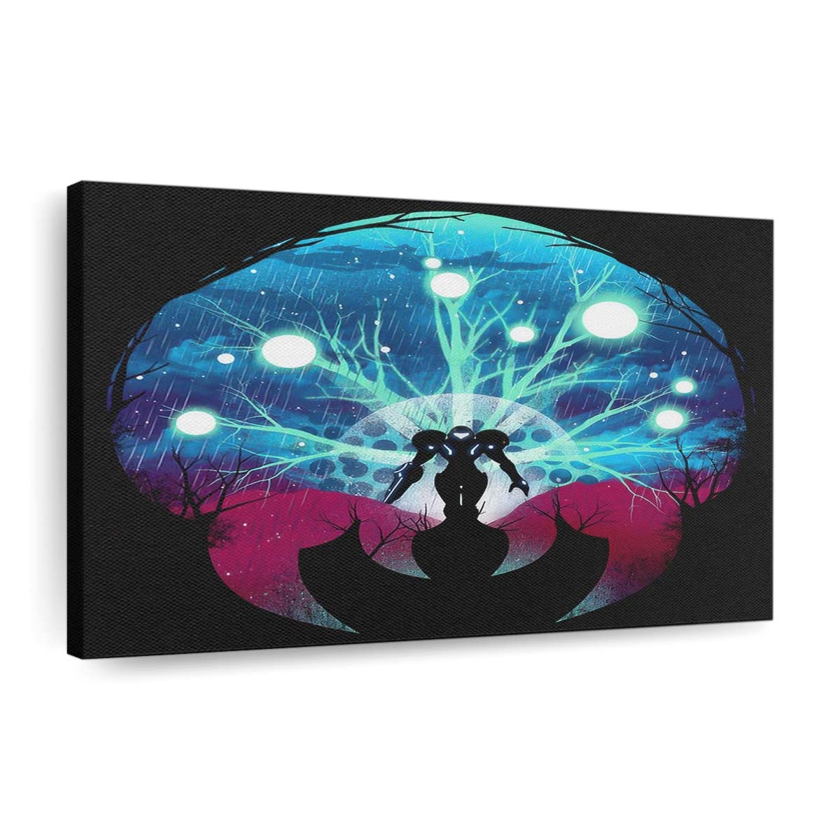 Glühendes Grauen Leinwandbilder - Wanddeko glowing dread standard v2