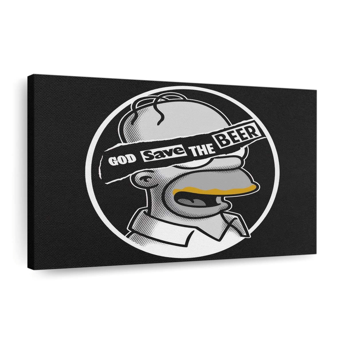 Gott rettet das Bier Leinwandbilder - Wanddeko god save the beer standard v2