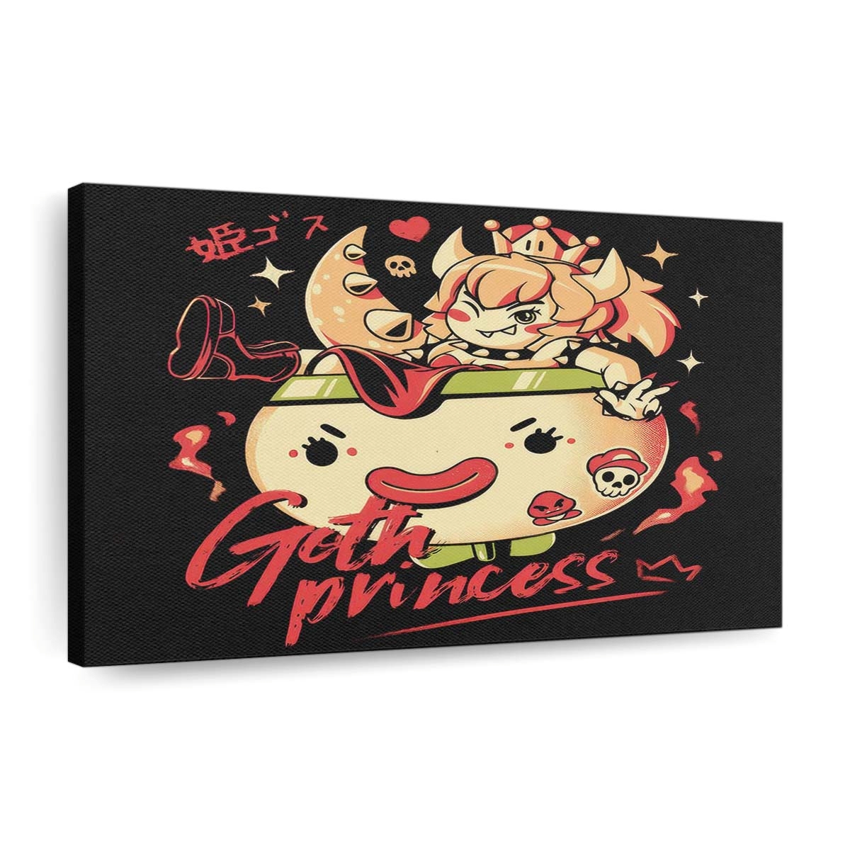 Goth Prinzessin Leinwandbilder - Wanddeko goth princess standard v2