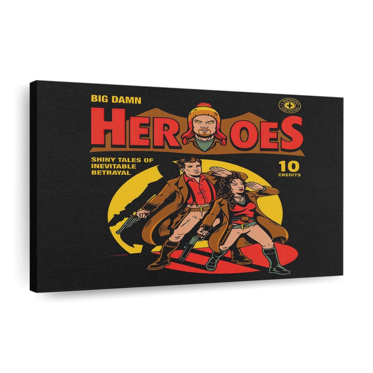 Helden Comic Leinwandbilder - Wanddeko heroes comic standard v2