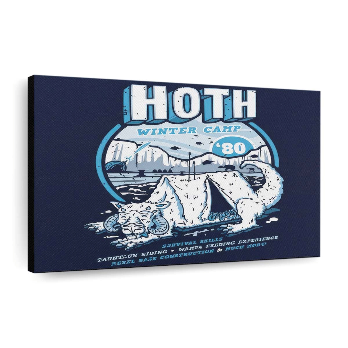 Hoth Winterlager Leinwandbilder - Wanddeko hoth winter camp standard v2