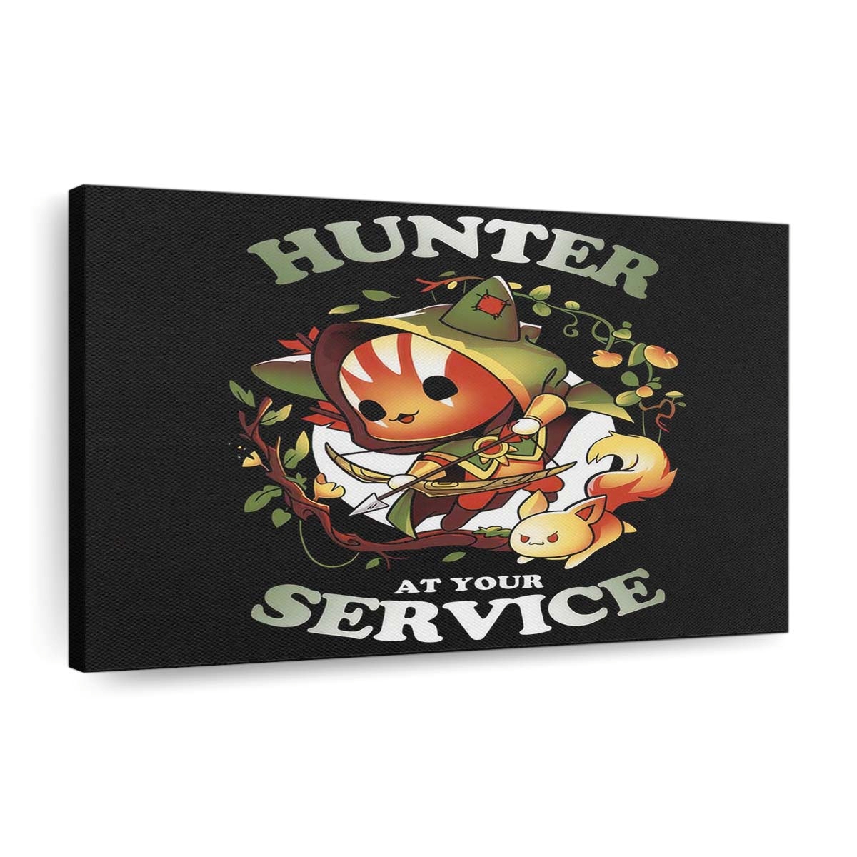 Jäger zu Ihren Diensten Leinwandbilder - Wanddeko hunter at your service standard v2