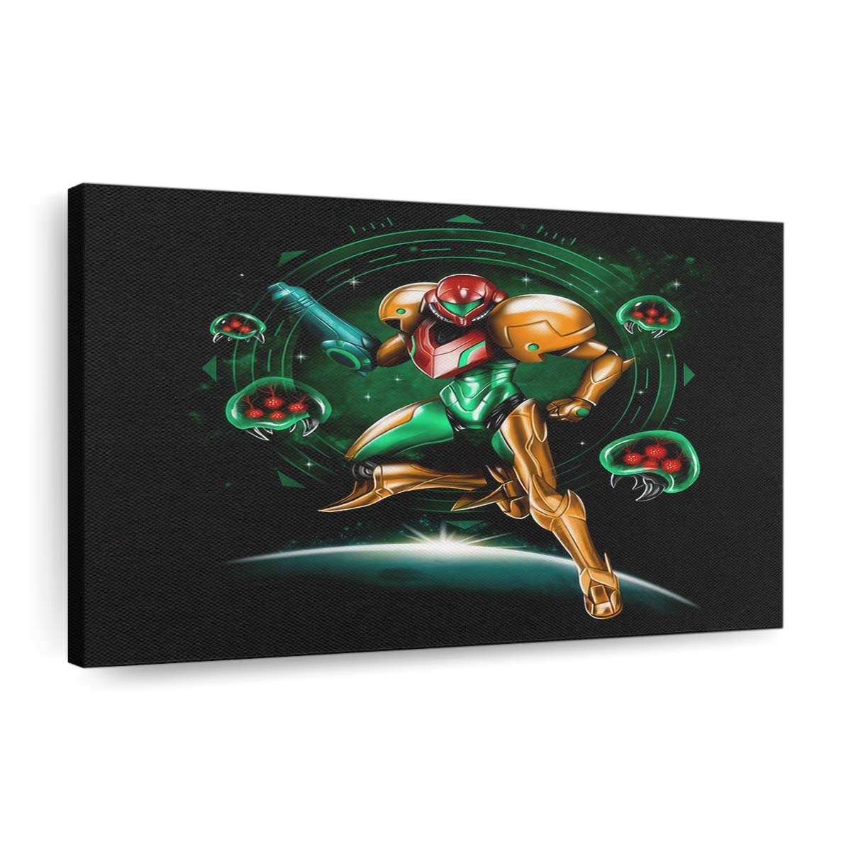 Jagd im Weltraum Leinwandbilder - Wanddeko hunting in space standard v2