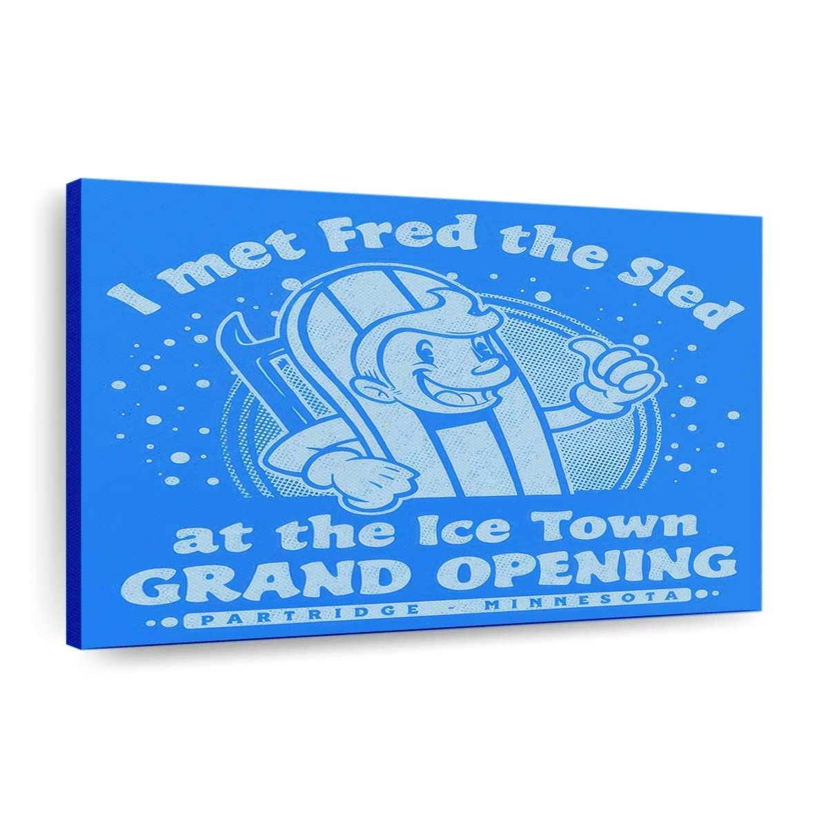 Ich traf Fred Leinwandbilder - Wanddeko i met fred standard v2