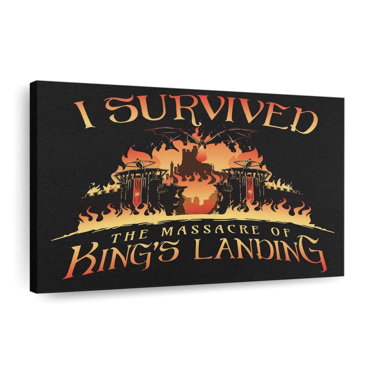 Ich habe die Verrückte Königin überlebt Leinwandbilder - Wanddeko i survived the mad queen standard v2