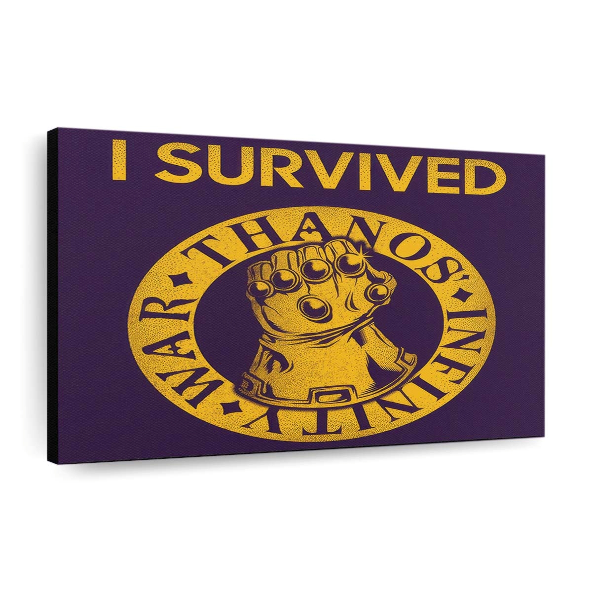 Ich habe den Snap überlebt Leinwandbilder - Wanddeko i survived the snap standard v2