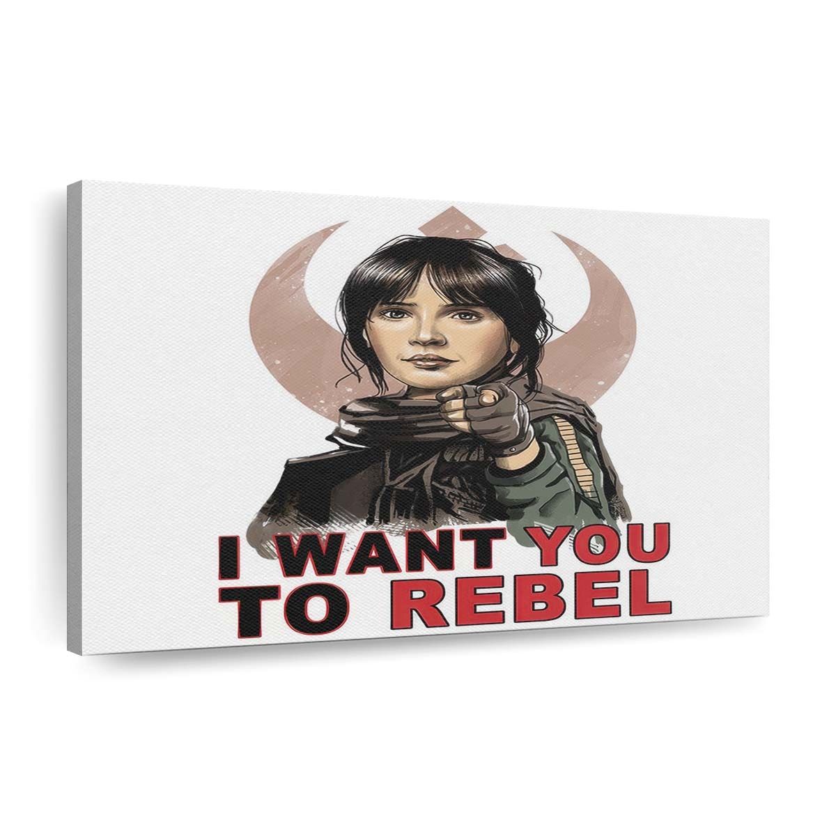 Ich will, dass du rebellierst Leinwandbilder - Wanddeko i want you to rebel standard v2