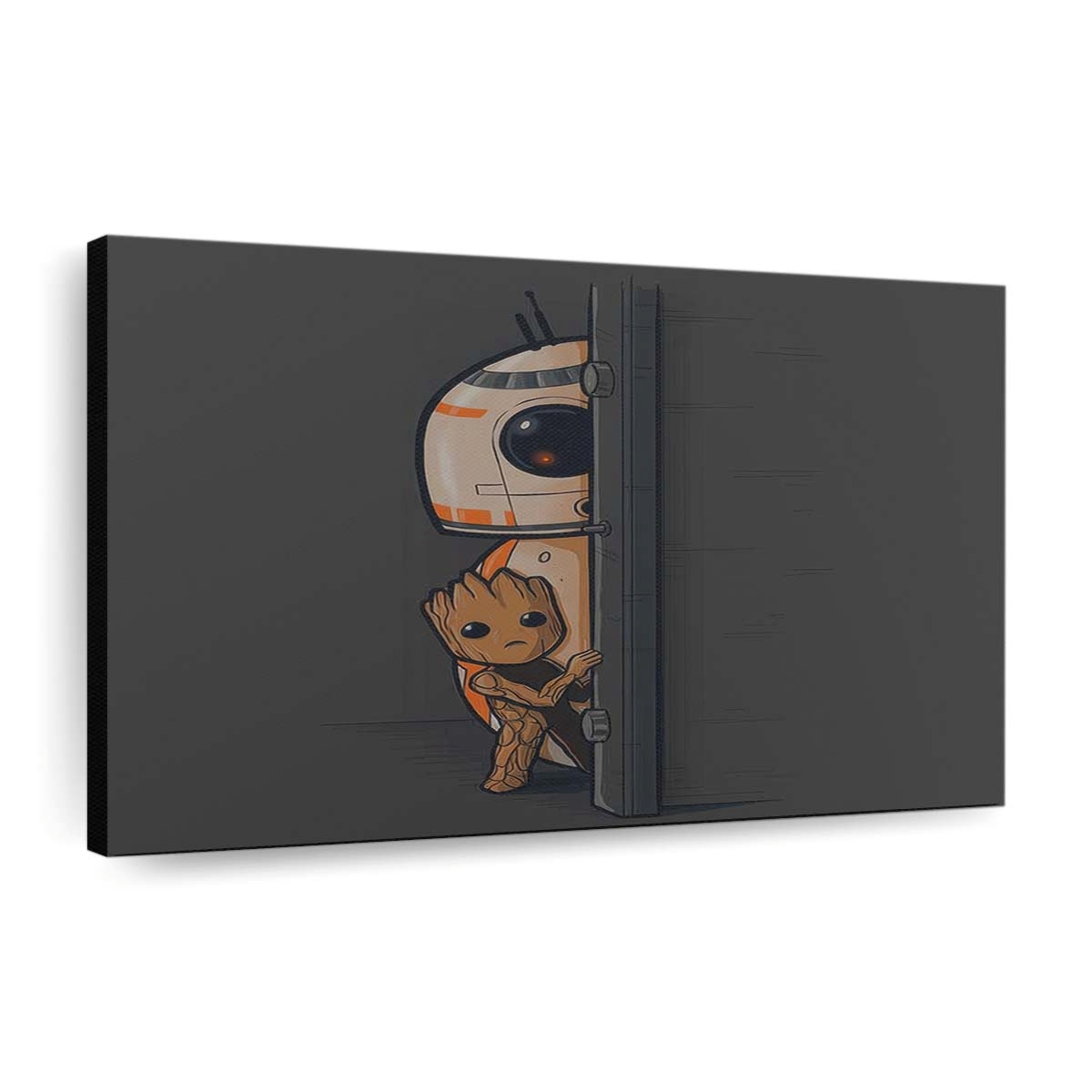 In einer weit, weit entfernten Galaxie Leinwandbilder - Wanddeko in a galaxy far far away standard v2