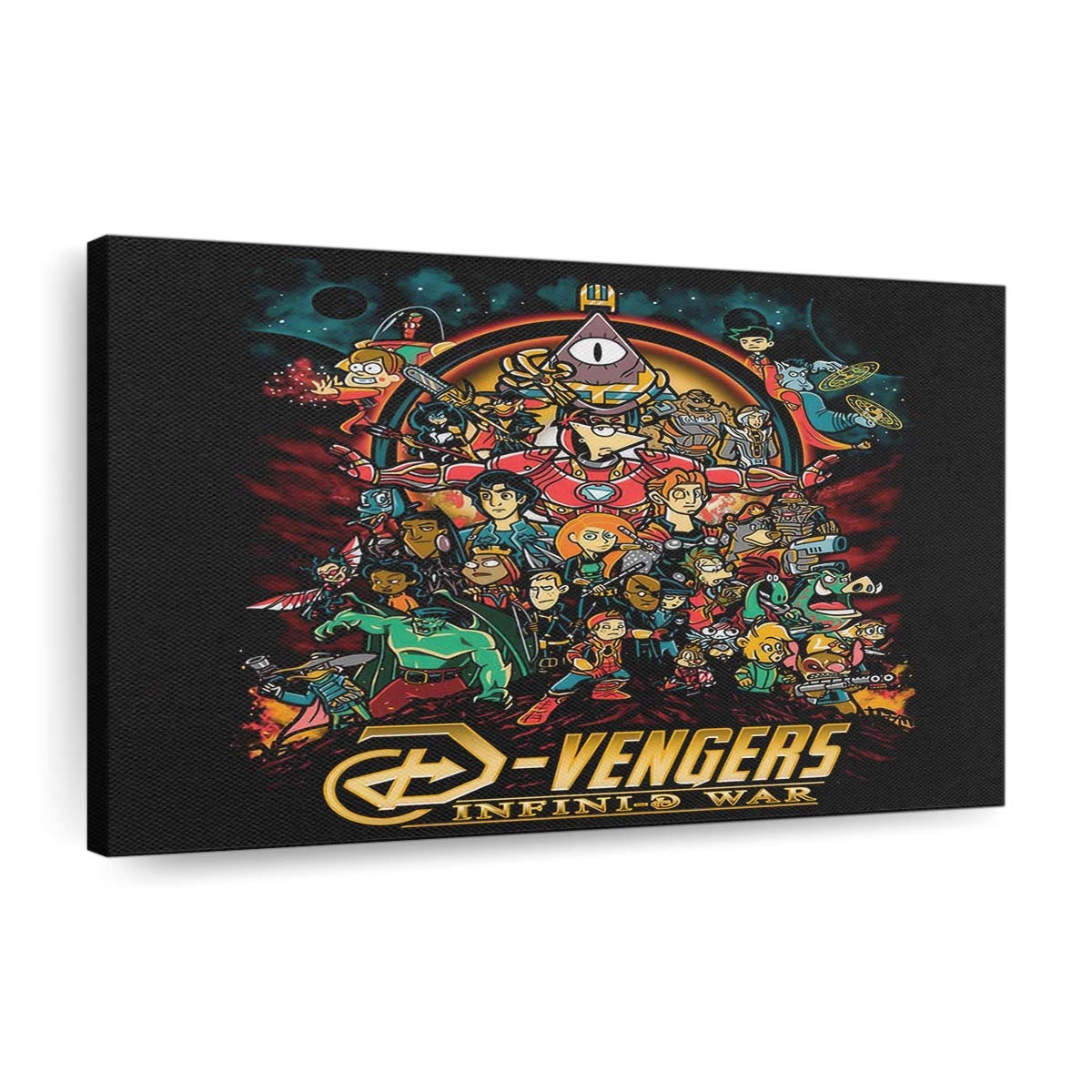 Infini-d Krieg Leinwandbilder - Wanddeko infini d war standard v2