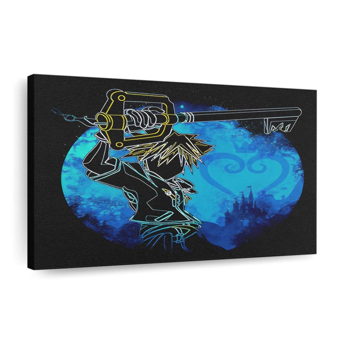 Schlüsselblatt-Kugel Leinwandbilder - Wanddeko keyblade orb standard v2