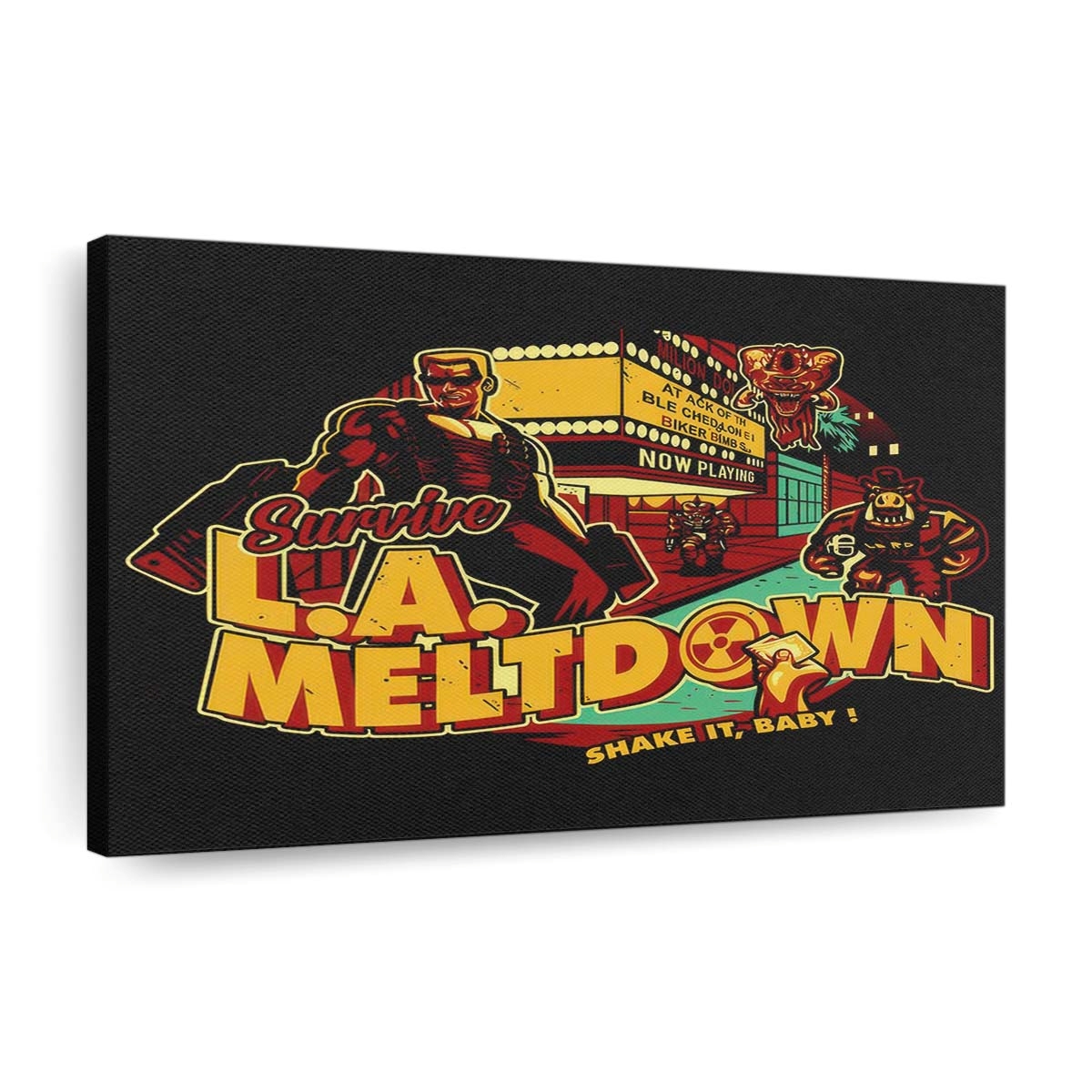 Die Schmelze Leinwandbilder - Wanddeko la meltdown standard v2