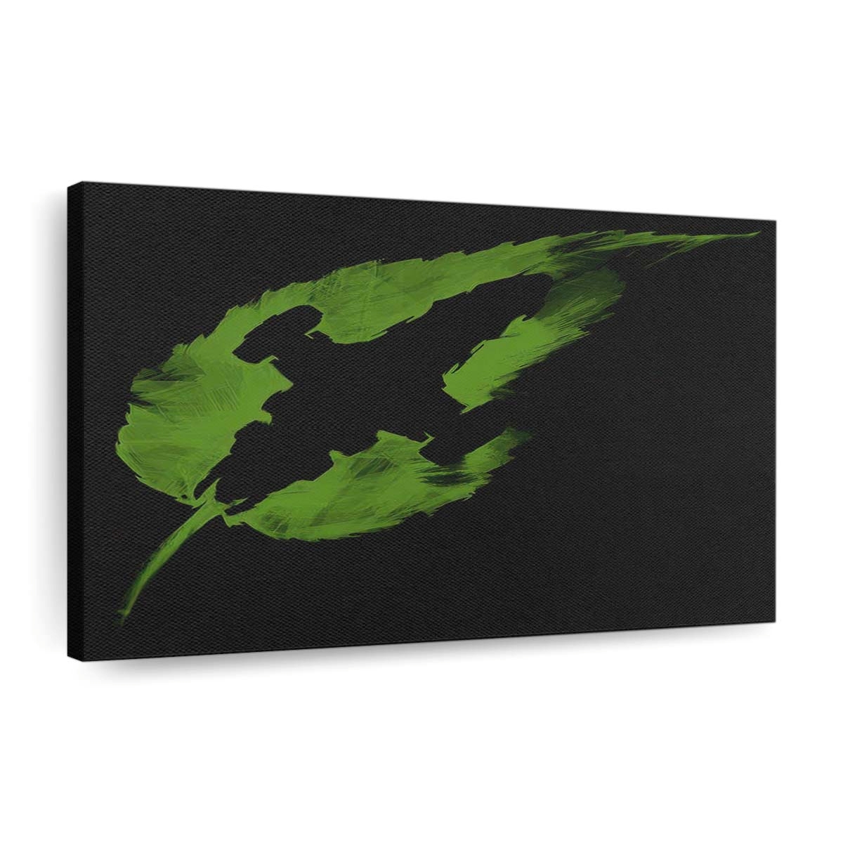 Blatt im Wind Leinwandbilder - Wanddeko leaf on the wind standard v2