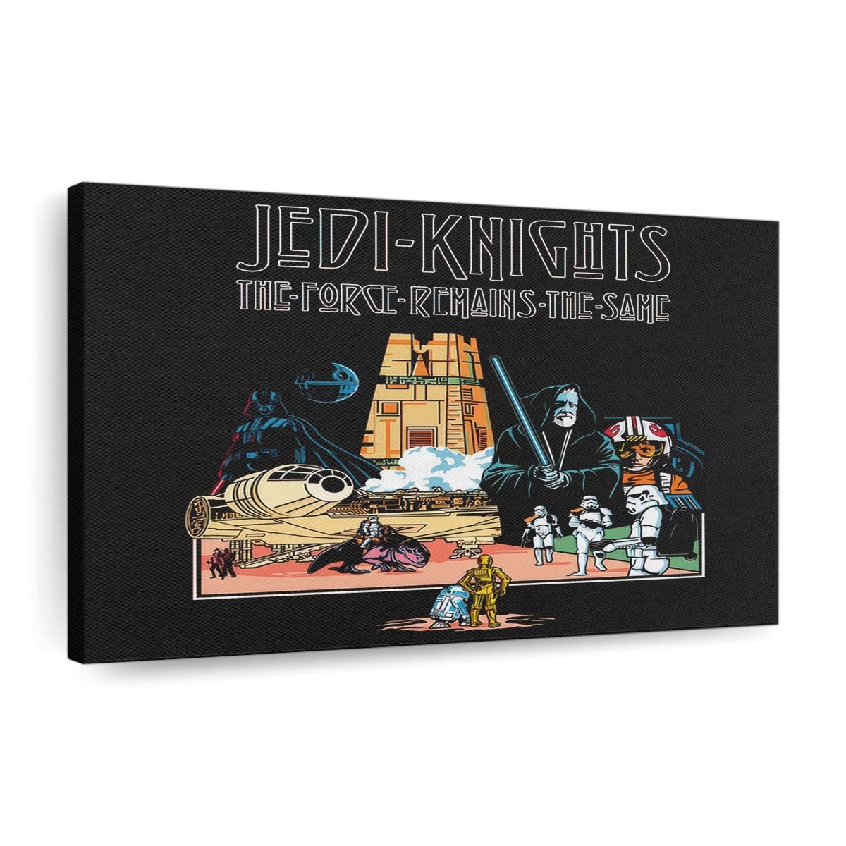 Geführter Falke Leinwandbilder - Wanddeko led falcon standard v2