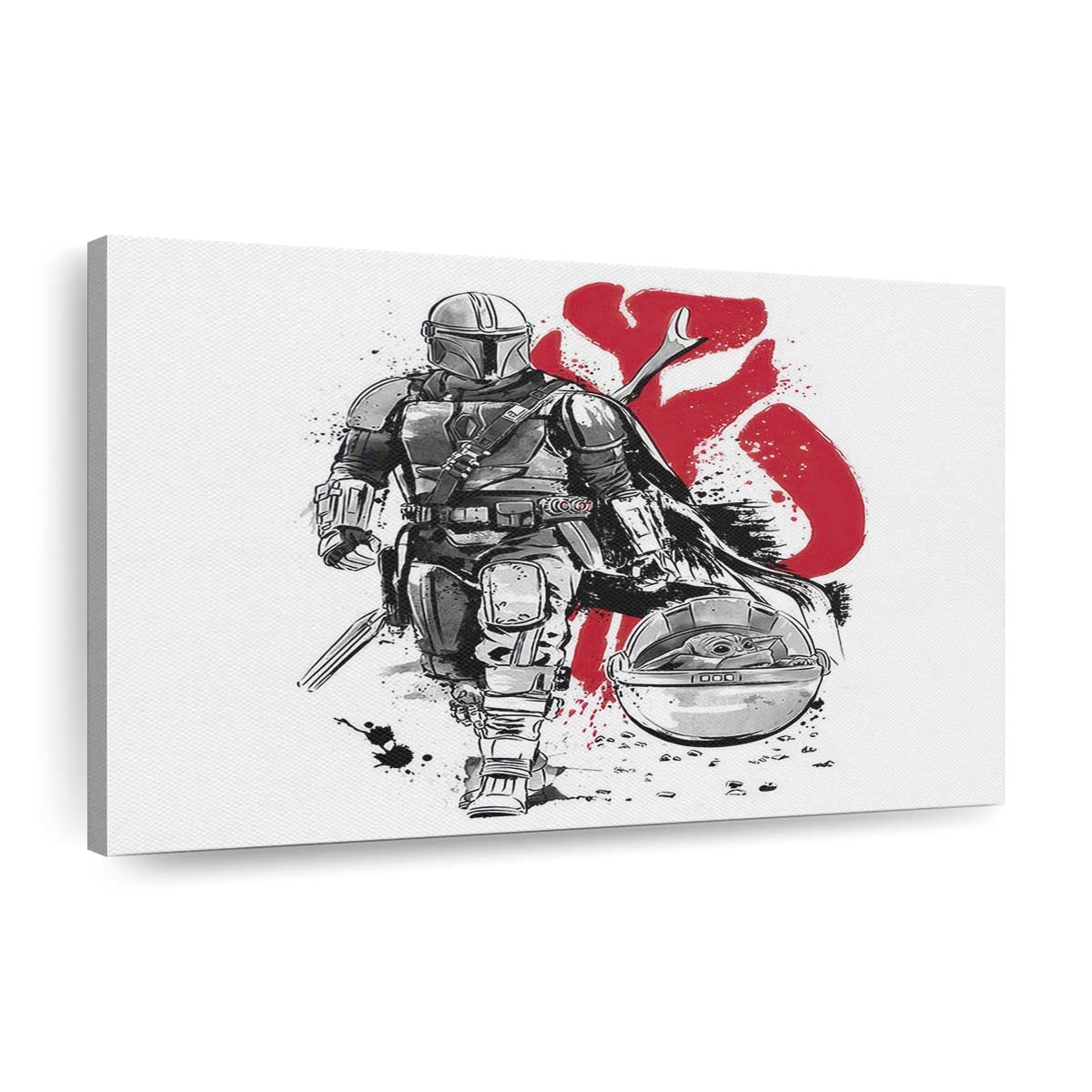 Einsamer Jäger und Becher Leinwandbilder - Wanddeko lone hunter and cup standard v2