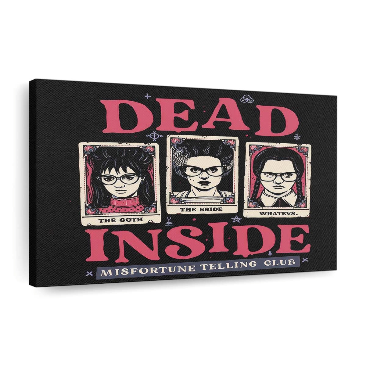 Club der Unglücksraben Leinwandbilder - Wanddeko misfortune telling club standard v2