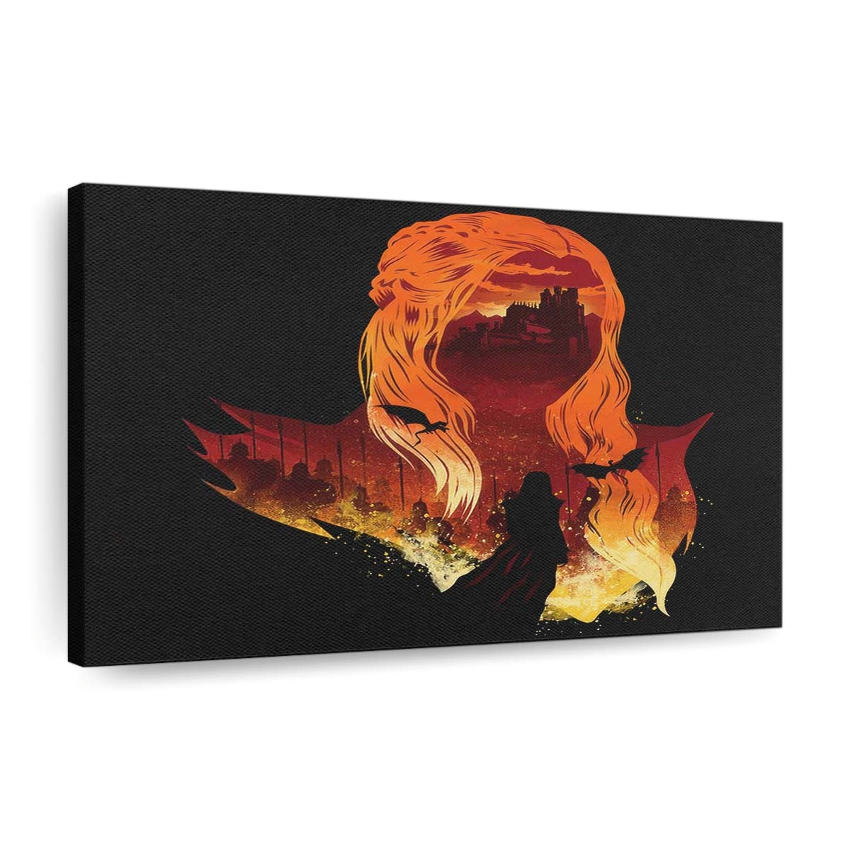 Mutter der Drachen Leinwandbilder - Wanddeko mother of dragons standard v2