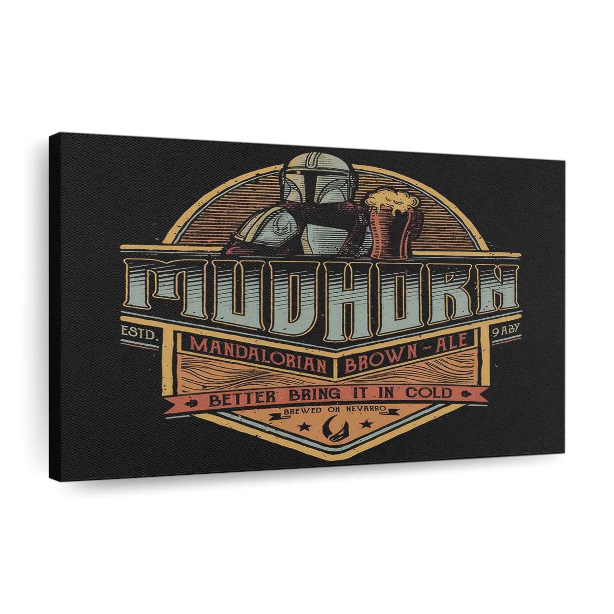 Mudhorn Ale Leinwandbilder - Wanddeko mudhorn ale standard v2