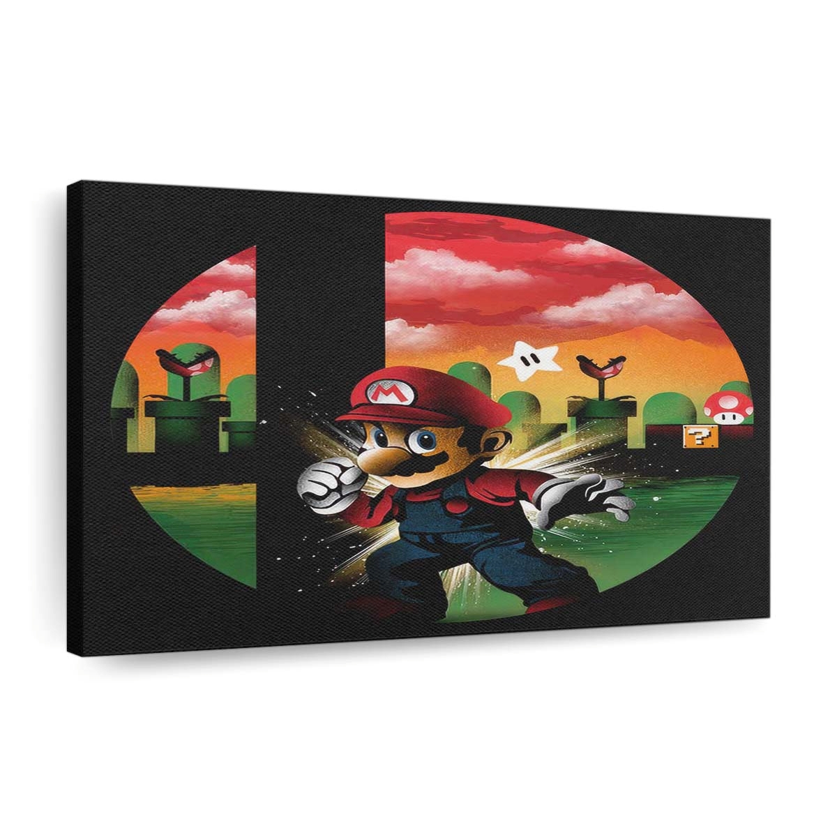 Pilz-Smash Leinwandbilder - Wanddeko mushroom smash standard v2