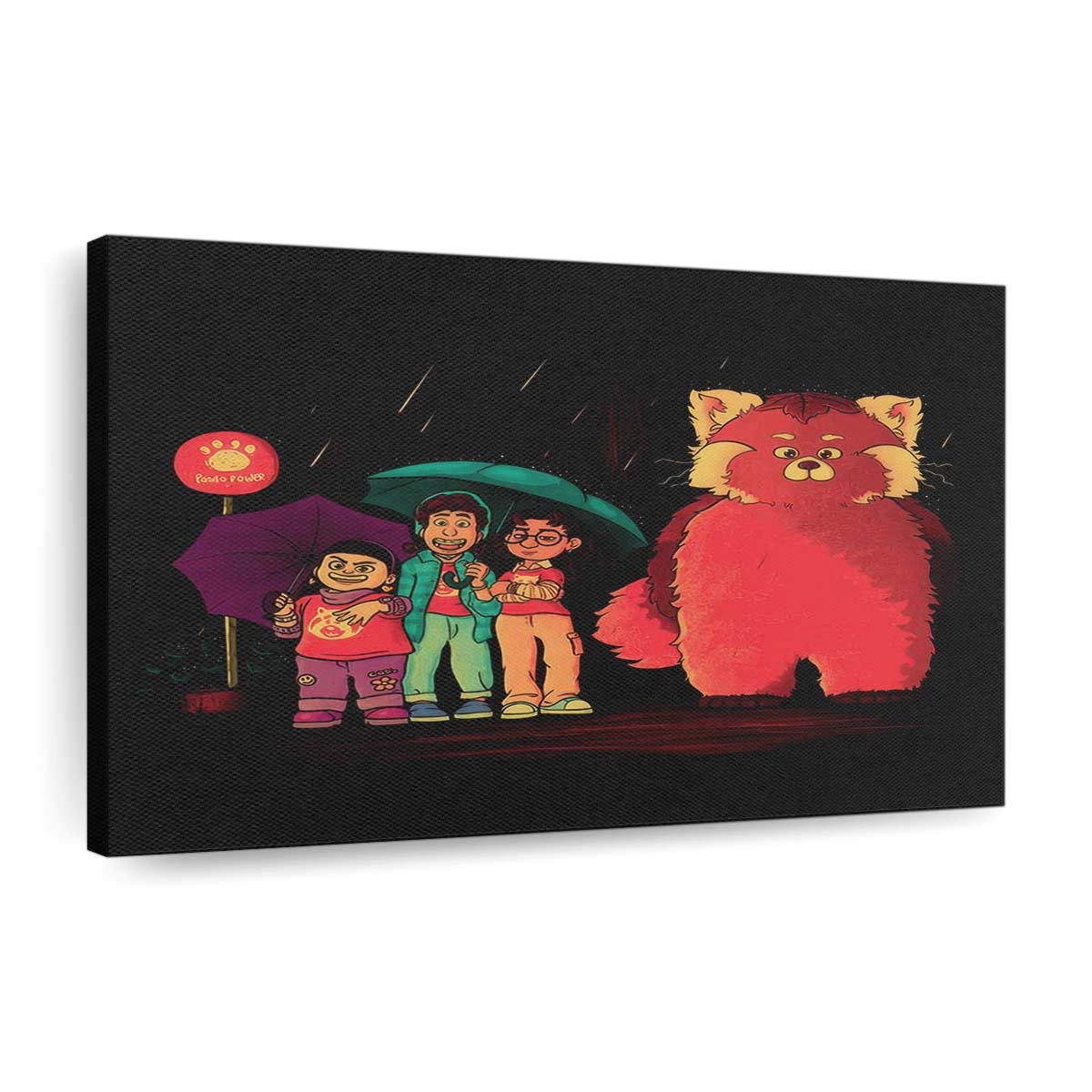 Mein Nachbar Panda Leinwandbilder - Wanddeko my neighbor panda standard v2