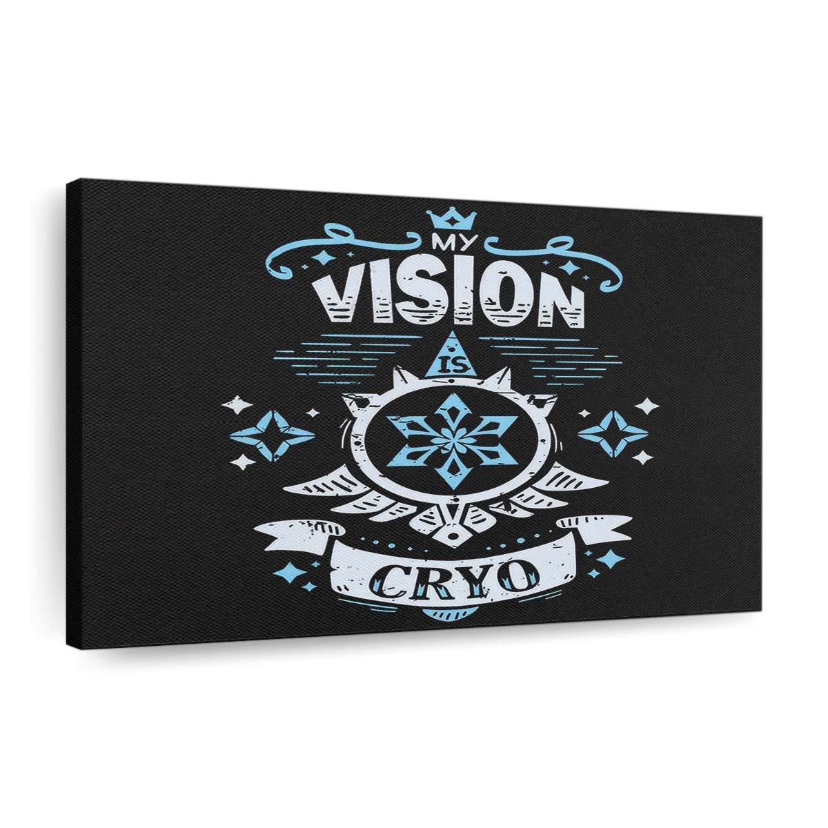 Meine Vision ist Cryo Leinwandbilder - Wanddeko my vision is cryo standard v2