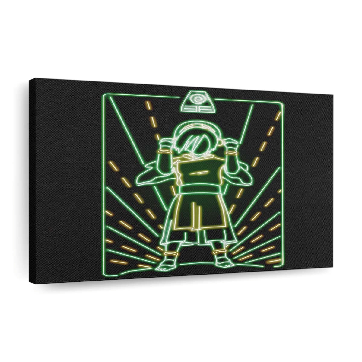 Neon Erde Leinwandbilder - Wanddeko neon earth standard v2