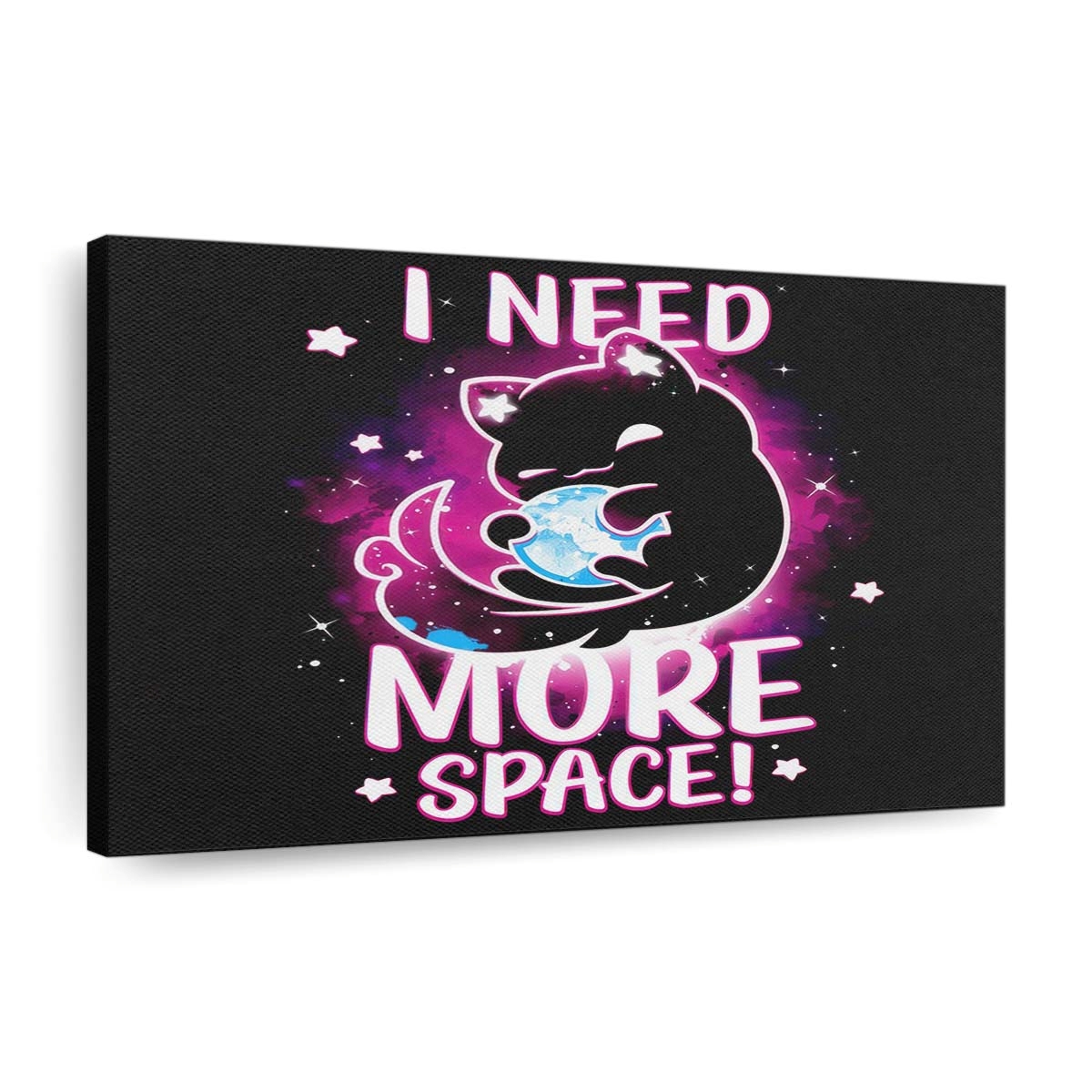 Niemals genug Platz Leinwandbilder - Wanddeko never enough space standard v2