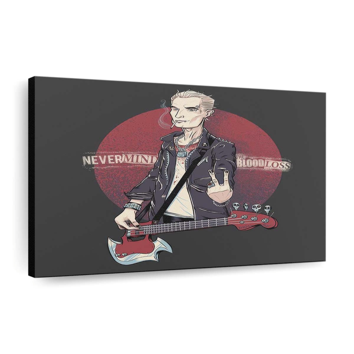 Vergiss den Blutverlust nicht Leinwandbilder - Wanddeko nevermind the blood loss standard v2