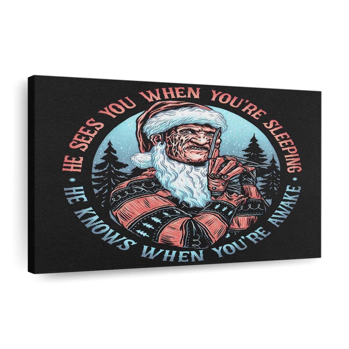 Nightmare Santa Leinwandbilder - Wanddeko nightmare santa standard v2