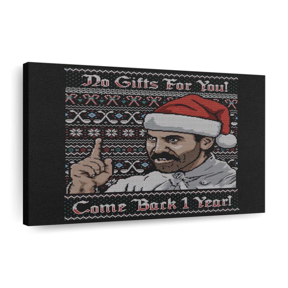 Keine Geschenke Pullover Leinwandbilder - Wanddeko no gifts sweater standard v2