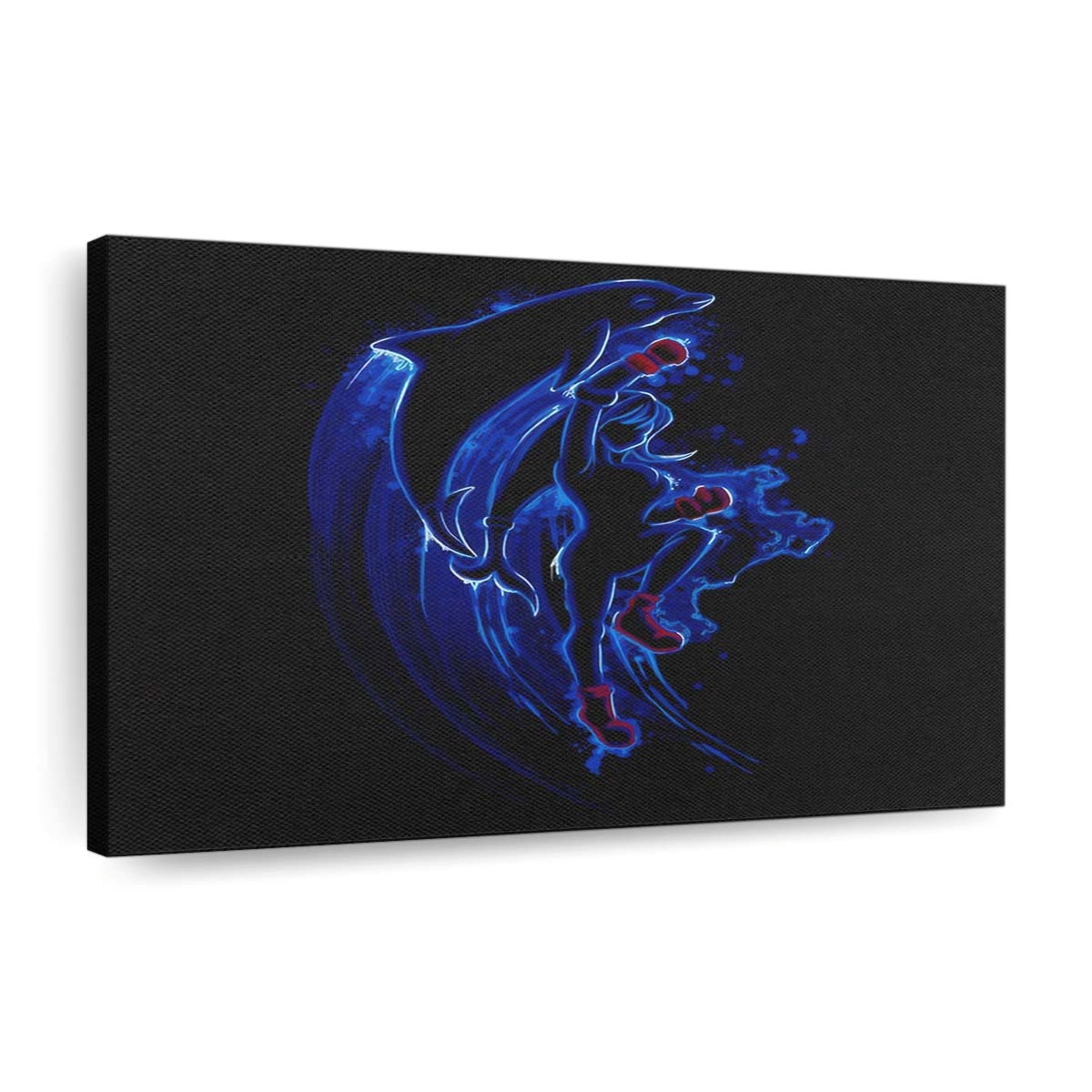 No Limits Delphin Leinwandbilder - Wanddeko no limits dolphin standard v2